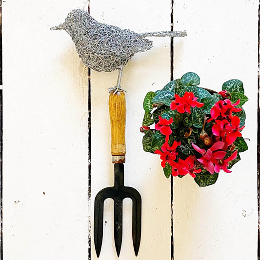David Metcalff  || Handmade Bird || Mounted on Reclaimed Tool